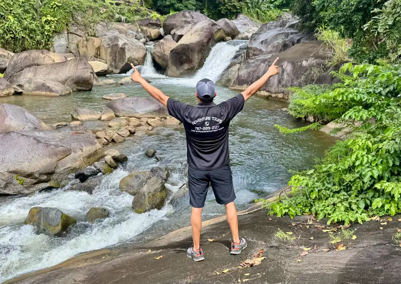 The Hidden Side of El Yunque waterfalls and Taino petroglyphs at Charco El Hippie